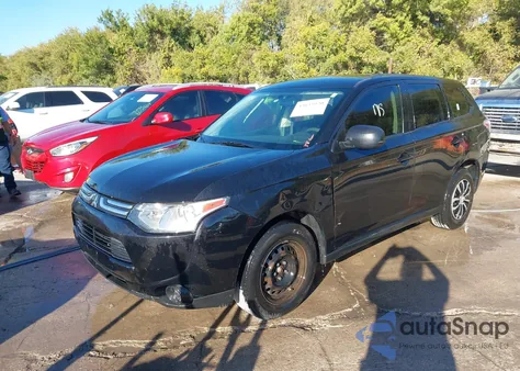 2014 Mitsubishi Outlander Es from USA, damaged, VIN JA4AD2A38EZ006686